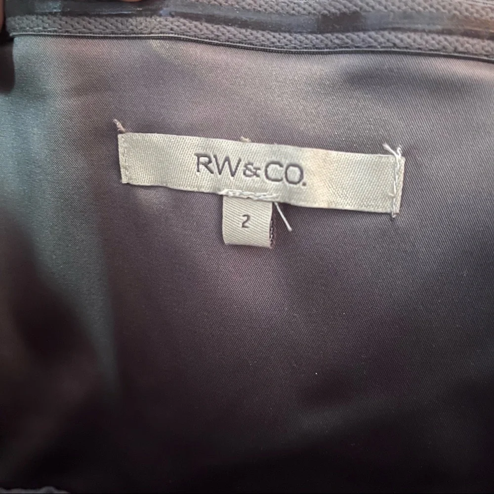 ✨ HP✨ Silver grey cocktail dress. RW&CO. Size 2. Like new. - Picture 3 of 4